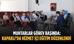 Muhtarlar görev başında: Kapaklı’da hizmet içi eğitim düzenlendi