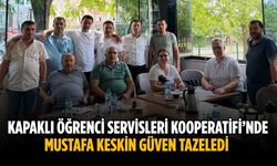 Kapaklı Öğrenci Servisleri Kooperatifi’nde Mustafa Keskin güven tazeledi