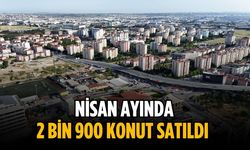 Nisan ayında 2 bin 900 konut satıldı