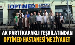 AK Parti Kapaklı Teşkilatından Optimed Hastanesi’ne ziyaret