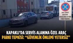 Kapaklı’da servis alanına özel araç parkı tepkisi: “Güvenlik önlemi yetersiz”