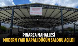 Pınarça Mahallesi Modern Yarı Kapalı Düğün Salonu açıldı