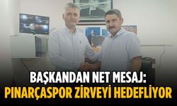 Başkandan net mesaj: Pınarçaspor zirveyi hedefliyor
