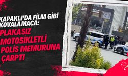 Kapaklı’da film gibi kovalamaca: Plakasız motosikletli polis memuruna çarptı