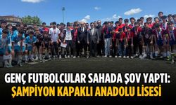 Genç futbolcular sahada şov yaptı: Şampiyon Kapaklı Anadolu Lisesi