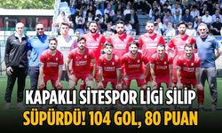 Kapaklı Sitespor ligi silip süpürdü! 104 gol, 80 puan