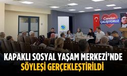 Kapaklı Sosyal Yaşam Merkezi’nde söyleşi gerçekleştirildi