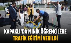 Kapaklı’da minik öğrencilere trafik eğitimi verildi