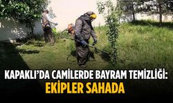 Kapaklı’da camilerde bayram temizliği: Ekipler sahada
