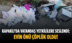 Kapaklı’da vatandaş yetkililere seslendi: Evin önü çöplük oldu!