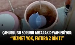 Çamurlu su sorunu artarak devam ediyor: “Hizmet yok, fatura 2 bin TL”