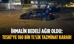 İhmalin bedeli ağır oldu: TESKİ’ye 180 bin TL’lik tazminat kararı