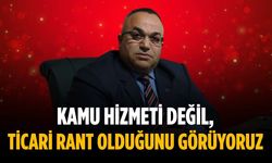 “Kamu hizmeti değil, ticari rant olduğunu görüyoruz”