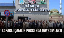 Kapaklı, Çamlık Parkı'nda bayramlaştı
