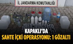 Kapaklı’da sahte içki operasyonu: 1 gözaltı