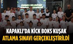 Kapaklı’da kick boks kuşak atlama sınavı gerçekleştirildi