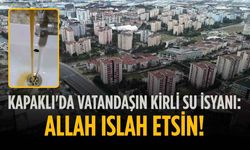 Kapaklı'da vatandaşın kirli su isyanı: Allah ıslah etsin!