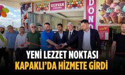 Yeni lezzet noktası Kapaklı’da hizmete girdi