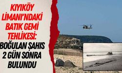 Kıyıköy Limanı'ndaki batık gemi tehlikesi: Boğulan şahıs 2 gün sonra bulundu