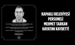 Kapaklı Belediyesi personeli Mehmet Tarkan hayatını kaybetti
