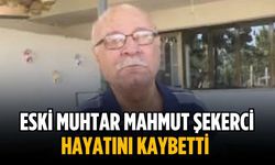 Eski Muhtar Mahmut Şekerci hayatını kaybetti