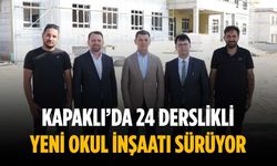 Kapaklı’da 24 derslikli yeni okul inşaatı sürüyor