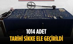 1014 adet tarihi sikke ele geçirildi