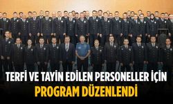 Terfi ve tayin edilen personeller için program düzenlendi