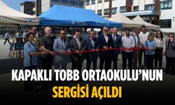 Kapaklı TOBB Ortaokulu’nun sergisi açıldı