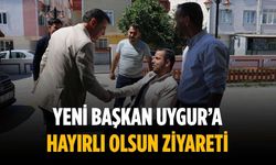 Yeni başkan Uygur’a hayırlı olsun ziyareti