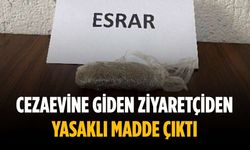 Cezaevine giden ziyaretçiden yasaklı madde çıktı