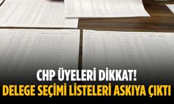 CHP üyeleri dikkat! Delege seçimi listeleri askıya çıktı