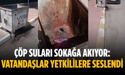Çöp suları sokağa akıyor: Vatandaşlar yetkililere seslendi