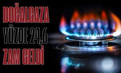 Doğalgaza yüzde 24,6 zam geldi