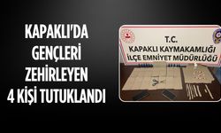 Kapaklı'da gençleri zehirleyen 4 kişi tutuklandı