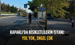 Kapaklı'da bisikletlilerin isyanı: Yol yok, engel çok
