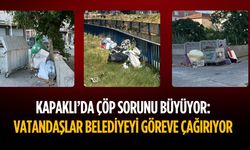 Kapaklı’da çöp sorunu büyüyor