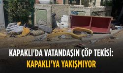 Kapaklı'da vatandaşın çöp tekisi: Kapaklı'ya yakışmıyor