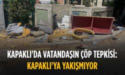 Kapaklı'da vatandaşın çöp tepkisi: Kapaklı'ya yakışmıyor