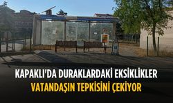 Kapaklı'da duraklardaki eksiklikler tepki çekiyor
