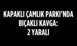 Kapaklı Çamlık Parkı’nda bıçaklı kavga: 2 yaralı