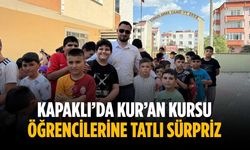 Kapaklı’da Kur’an Kursu öğrencilerine tatlı sürpriz