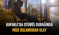 Kapaklı'da mide bulandıran olay