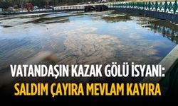 Vatandaşın Kazak Gölü isyanı: Saldım çayıra Mevlam kayıra