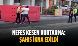 Nefes kesen kurtarma: Şahıs ikna edildi