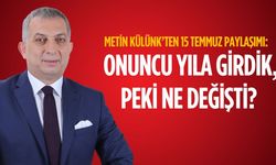 Metin Külünk’ten 15 Temmuz paylaşımı: Onuncu yıla girdik, peki ne değişti?