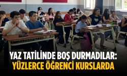 Yaz tatilinde boş durmadılar: Yüzlerce öğrenci kurslarda
