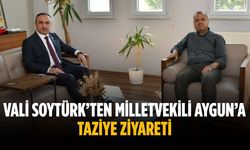 Vali Soytürk’ten Milletvekili Aygun’a taziye ziyareti