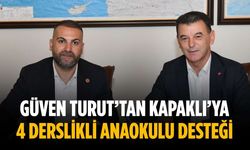 Güven Turut’tan Kapaklı’ya 4 derslikli anaokulu desteği