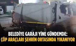 Belediye garajı yine gündemde: Çöp araçları şehrin ortasında yıkanıyor